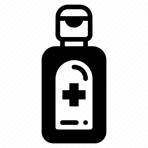 Hand sanitizer, sanitizer, antibacterial gel, hydroalcoholic gel, alcohol gel, healthcare and medical, prevention icon - Download on Iconfinder
