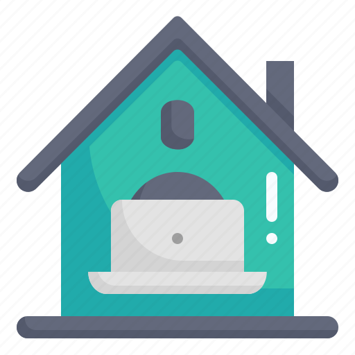 Work from home, work, working at home, working, professions and jobs, home, laptop icon - Download on Iconfinder