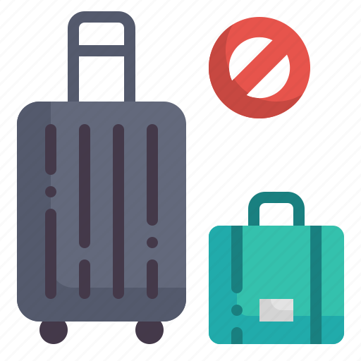Travel warning, bag, travel, warning, security, suitcase, alert icon - Download on Iconfinder