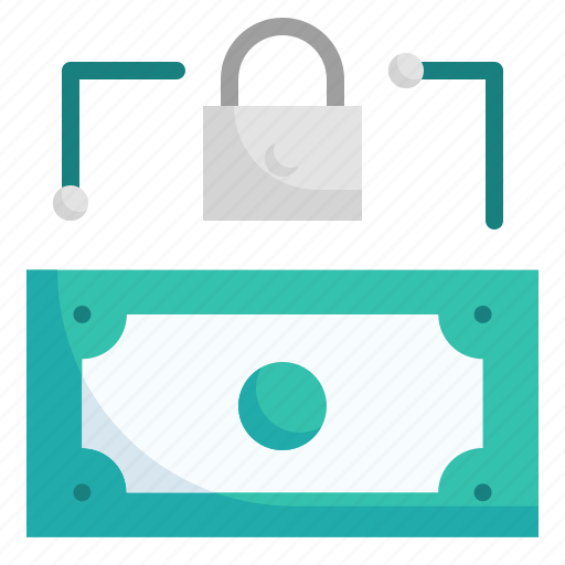 Saving money, business and finance, safety, saving, lock, money icon - Download on Iconfinder