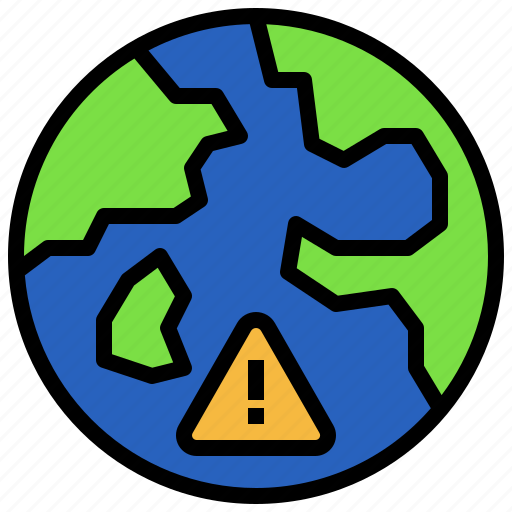 Emergency, ecology, environment, warning, planet icon - Download on Iconfinder