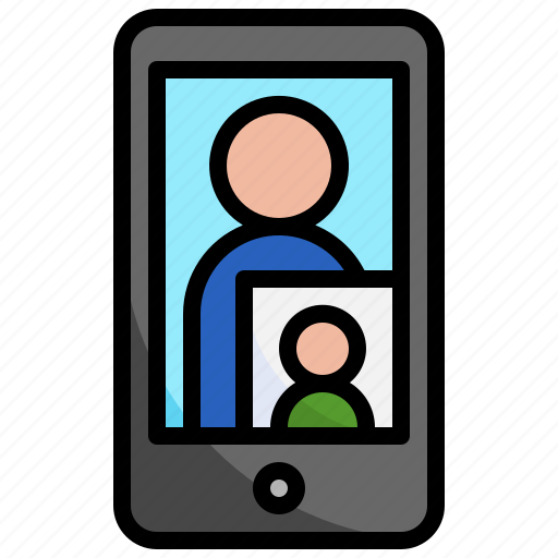 Video, call, electronics, mobile, phone, communications, user icon - Download on Iconfinder