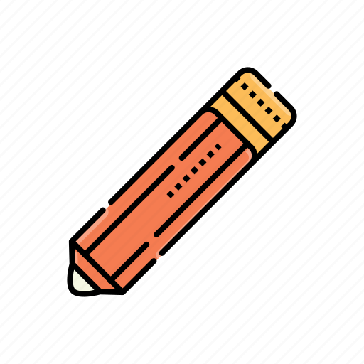 Pencil, pen, school, stationery icon, education, study icon - Download on Iconfinder