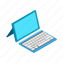 business, computer, desktop, isometric, keyboard, monitor, technology