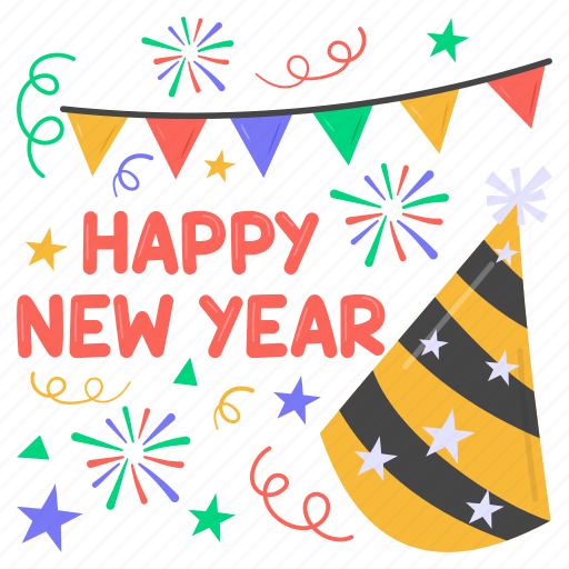 Party, hat, cap, new year, happy new year, festival, event icon - Download on Iconfinder