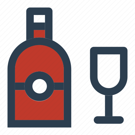 Alcohol, bottle, drink, glass, new, year icon - Download on Iconfinder