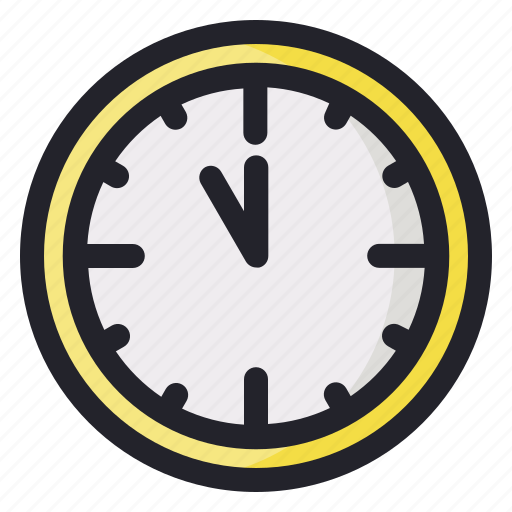Clock, new year, holliday, decoration, festive, year, party icon - Download on Iconfinder