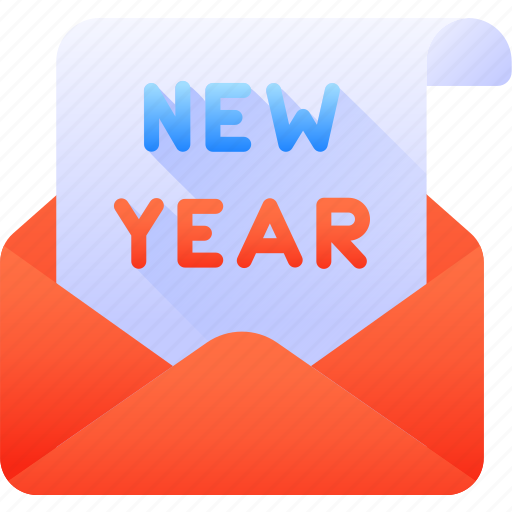 Happynewyear, newyear, birthdayandparty, greetings, celebration, party, email icon - Download on Iconfinder