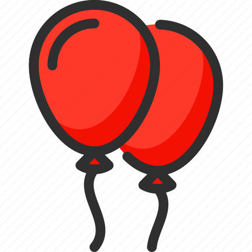 Balloon, balloons, christmas, new, red, xmas, year icon - Download on Iconfinder