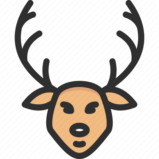 Christmas, deer, elk, fawn, new, xmas, year icon - Download on Iconfinder