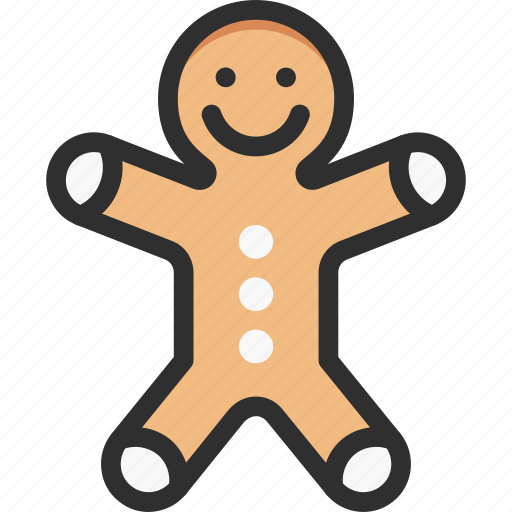 Bread, christmas, ginger, man, new, xmas, year icon - Download on Iconfinder