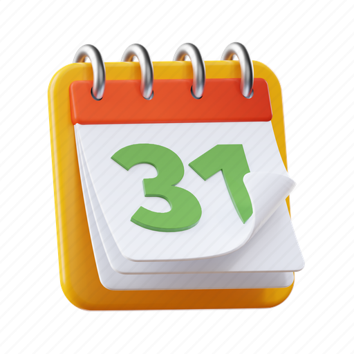 Calendar, date, schedule, appointment 3D illustration - Download on Iconfinder