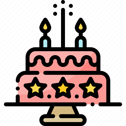 Birthday, cake, celebration, festival, gift, new year, party icon - Download on Iconfinder