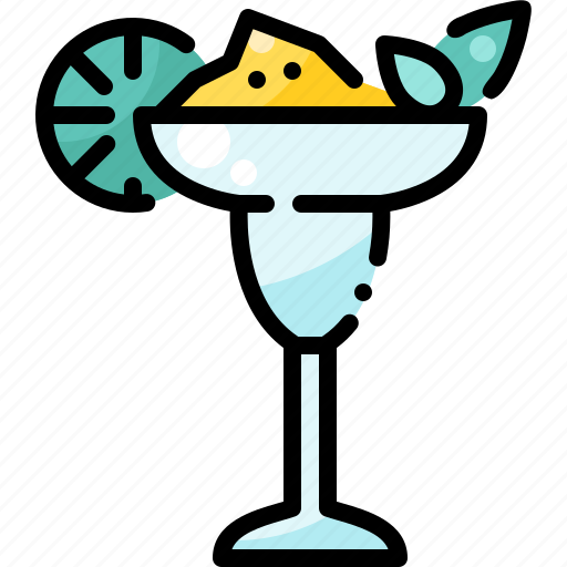 Alcohol, beverage, cocktail, drink, glass, lemon, party icon - Download on Iconfinder