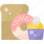 bakery, bread, cupcake, dessert, donut, muffin, sweets 