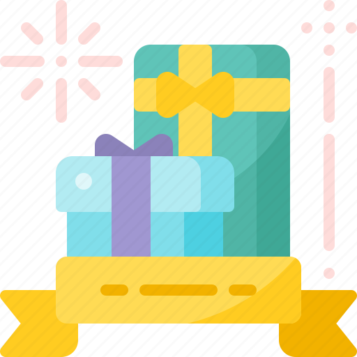 Celebration, gift, gifts, new, party, present, year icon - Download on Iconfinder