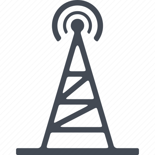 News, communication, media, television tower icon - Download on Iconfinder