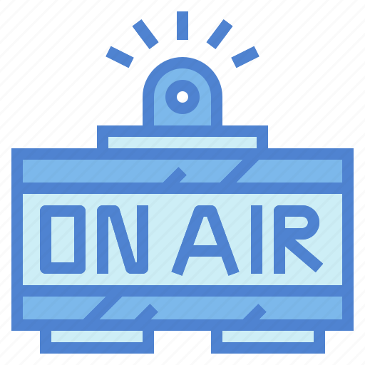 Air, on, radio, show, signaling icon - Download on Iconfinder