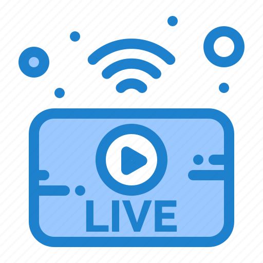 Broadcasting, live, news, utube icon - Download on Iconfinder
