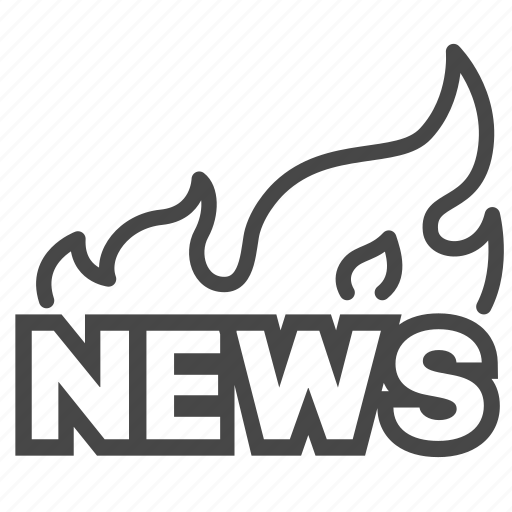 Breaking news, hot, media, news, report icon - Download on Iconfinder