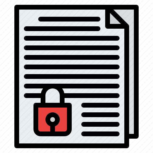 Confidentiality, secret, document, news, paper icon - Download on Iconfinder