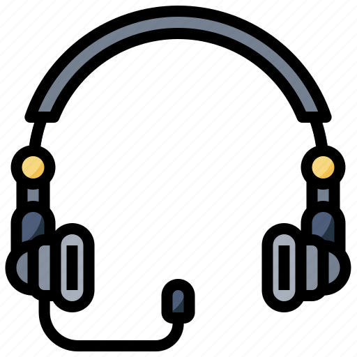 Customer, electronics, headphones, microphone, service, support, telemarketer icon - Download on Iconfinder