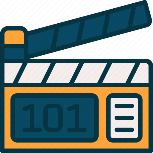 Clapperboard, cinema, cinematography, director, production icon - Download on Iconfinder