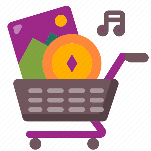 Shopping, cart, cryptocurrency, ecommerce, online, store, supermarket icon - Download on Iconfinder