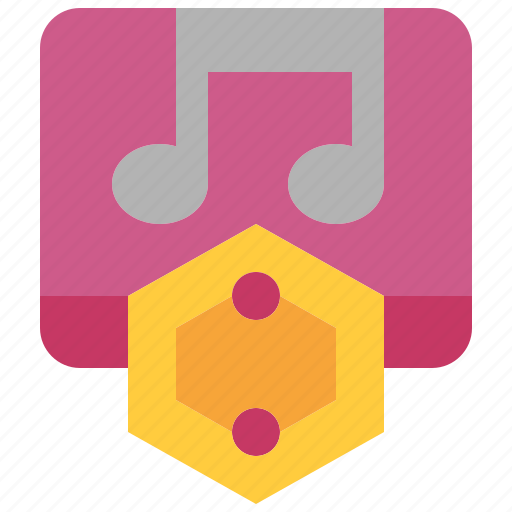 Music, song, entertainment, lyric, nft, digital, non fungible token icon - Download on Iconfinder