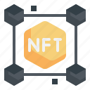 blockchain, crypto, token, nft, currency icon, network, connection