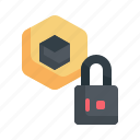 blockchain, lock, security, protect, safety, locked, protection icon
