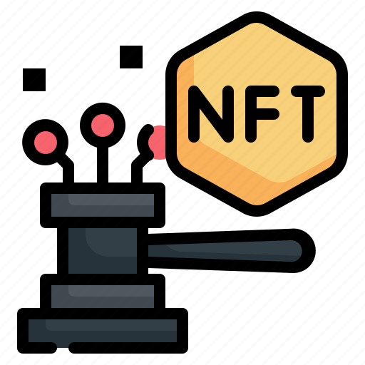 Auction, nft, token, crypto, digital, marketing icon icon - Download on Iconfinder