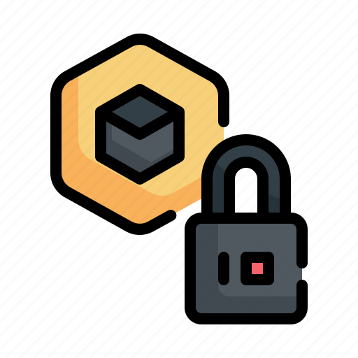 Blockchain, lock, security, protect, secure, shield, protection icon icon - Download on Iconfinder