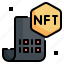coding, digital, nft, token, programming icon 
