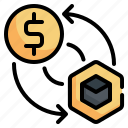 exchange, token, crypto, nft, currency icon