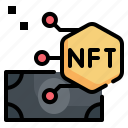 money, nft, digital, crypto, token, currency icon