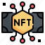 token, money, nft, digital, crypto, currency icon 