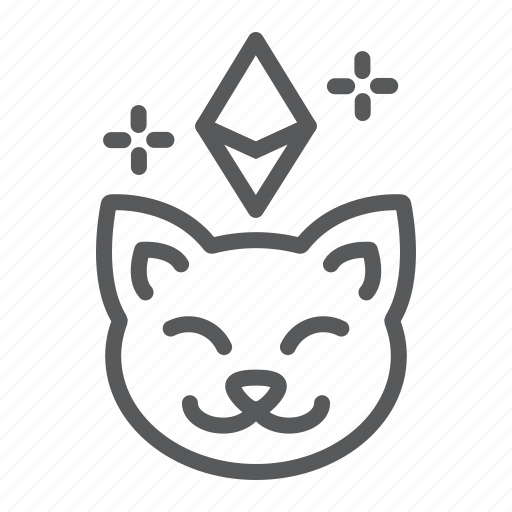 Cryptokitties, crypto, kitty, ethereum, cat, game icon - Download on Iconfinder