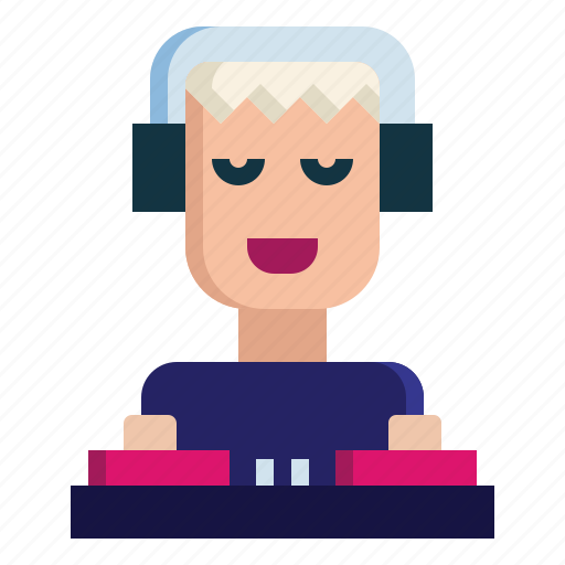 Dj, occupation, professions, jobs, club, party, birthday icon - Download on Iconfinder