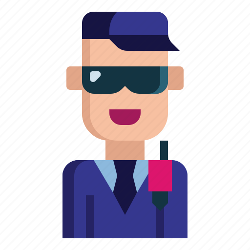 Security, guard, professions, and, jobs, policeman, protection icon - Download on Iconfinder