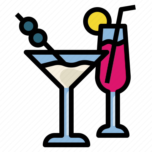 Alcoholic, drink, beverage, wine, cocktail icon - Download on Iconfinder