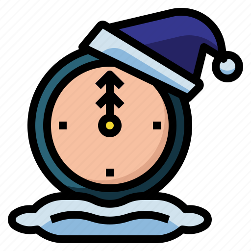 Clock, nighttime, sleep, pillow, time icon - Download on Iconfinder