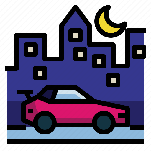 Racing, sports, motor, night, urban icon - Download on Iconfinder