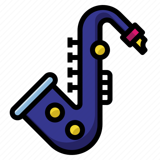 Wind, instrument, musical, saxophone, orchestra icon - Download on Iconfinder