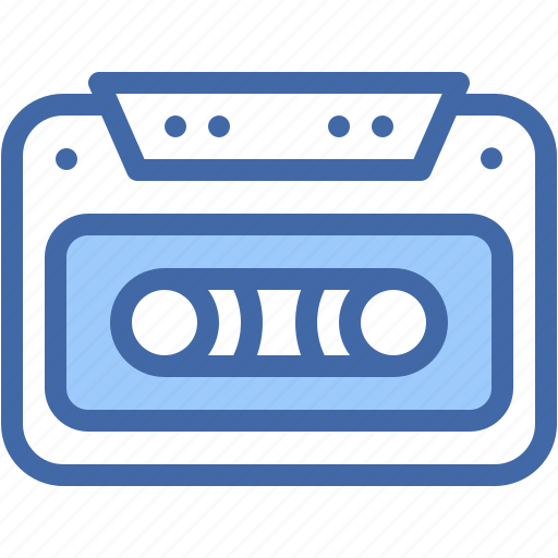 Cassette, tape, recorder, radio, vintage icon - Download on Iconfinder