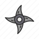 shuriken, throwing weapons, ninja weapons, historical weapons, star-shaped weapons, edged weapons, stealth weapons, bladed weapons