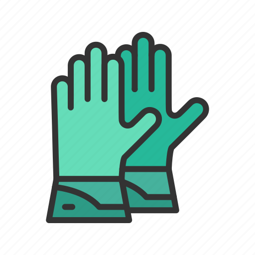 Glove, hand protection, safety gear, workplace safety, sporting equipment, boxing gloves, safety apparel icon - Download on Iconfinder