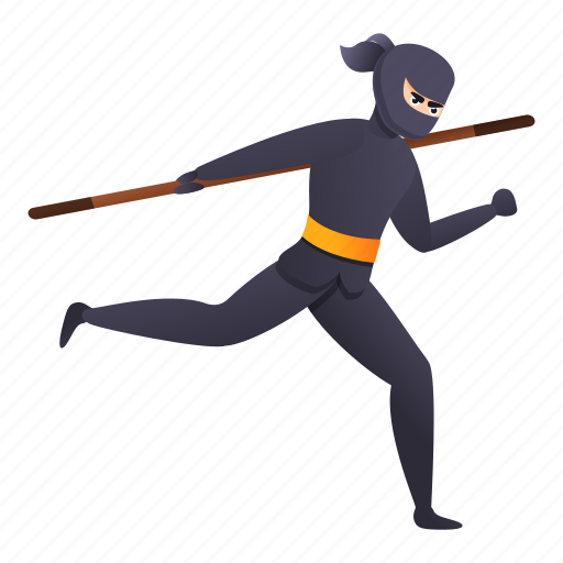 Man, ninja, person, running, sport, weapon icon - Download on Iconfinder
