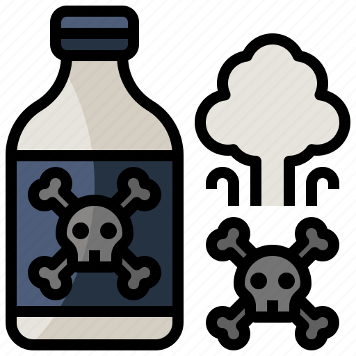 Container, danger, miscellaneous, poison, risk, skull, toxic icon - Download on Iconfinder