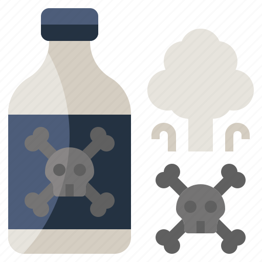 Container, danger, miscellaneous, poison, risk, skull, toxic icon - Download on Iconfinder